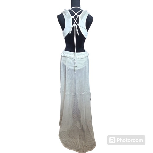 NWT Helena White Maxi Dress 12th Tribe Size XL - Picture 4 of 4